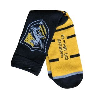 Harry Potter Hufflepuff Novelty Crew Socks NWOT Adult Whimsical Preppy